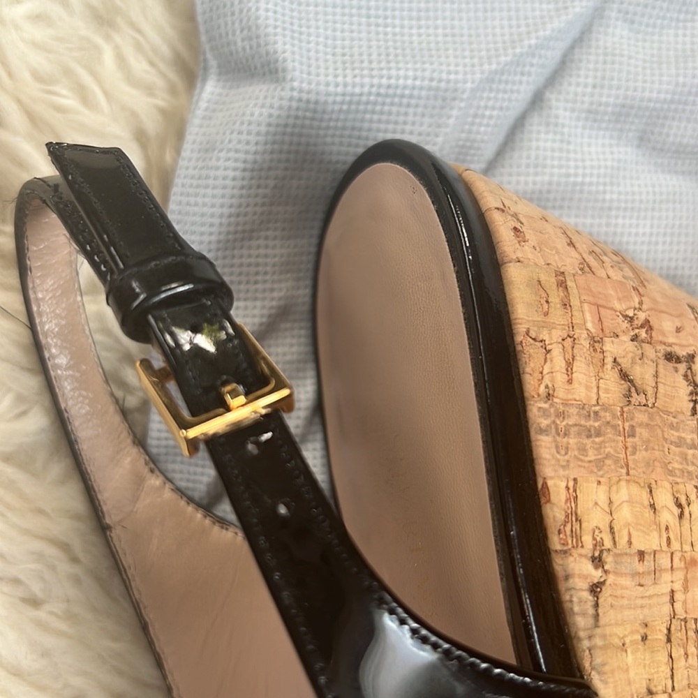 Stuart Weitzman Open Toe Sandals Size 7 Black - image 5